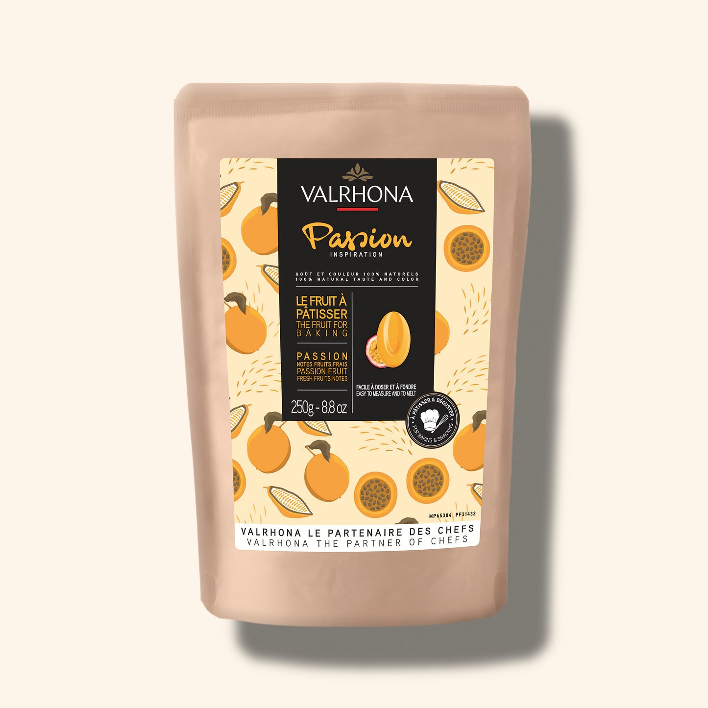 Pack de 250 gr de chocolat passion - Valrhona