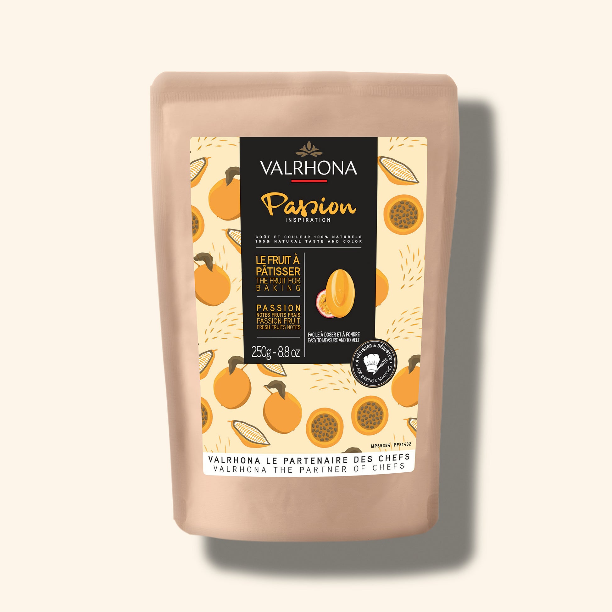 Pack de 250 gr de chocolat passion - Valrhona