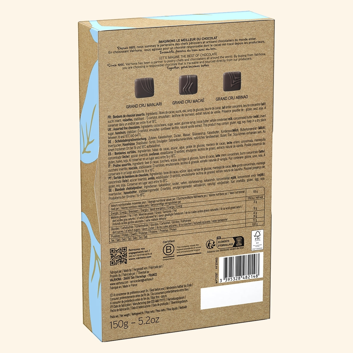 Dos du coffret Les Grands Crus