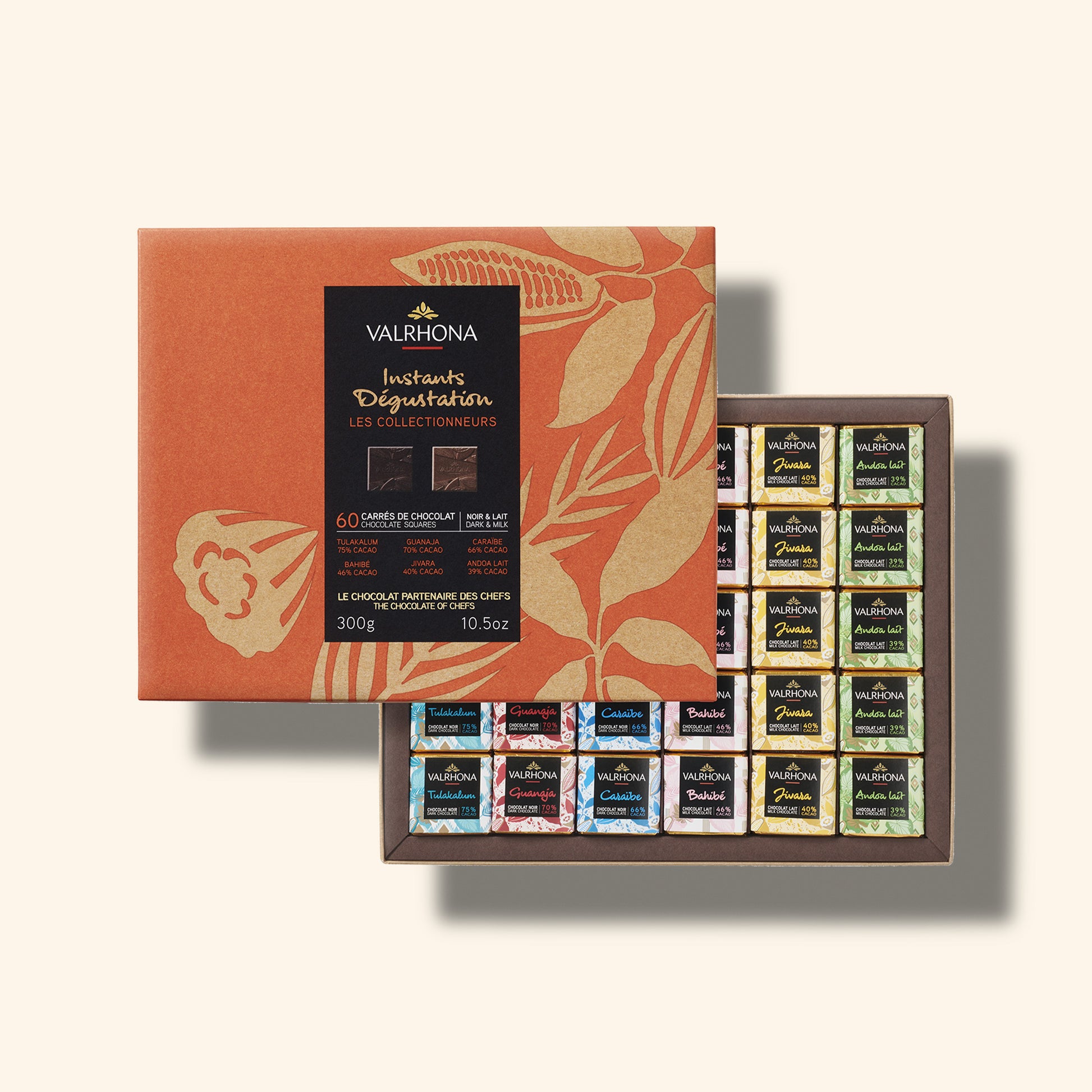 Coffret ouvert Instants Dégustation - Les collectionneurs Valrhona