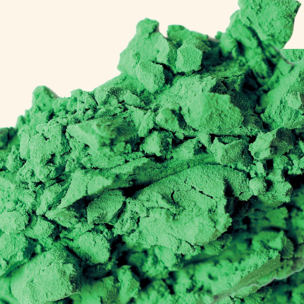 Texture du colorant vert naturel Sosa