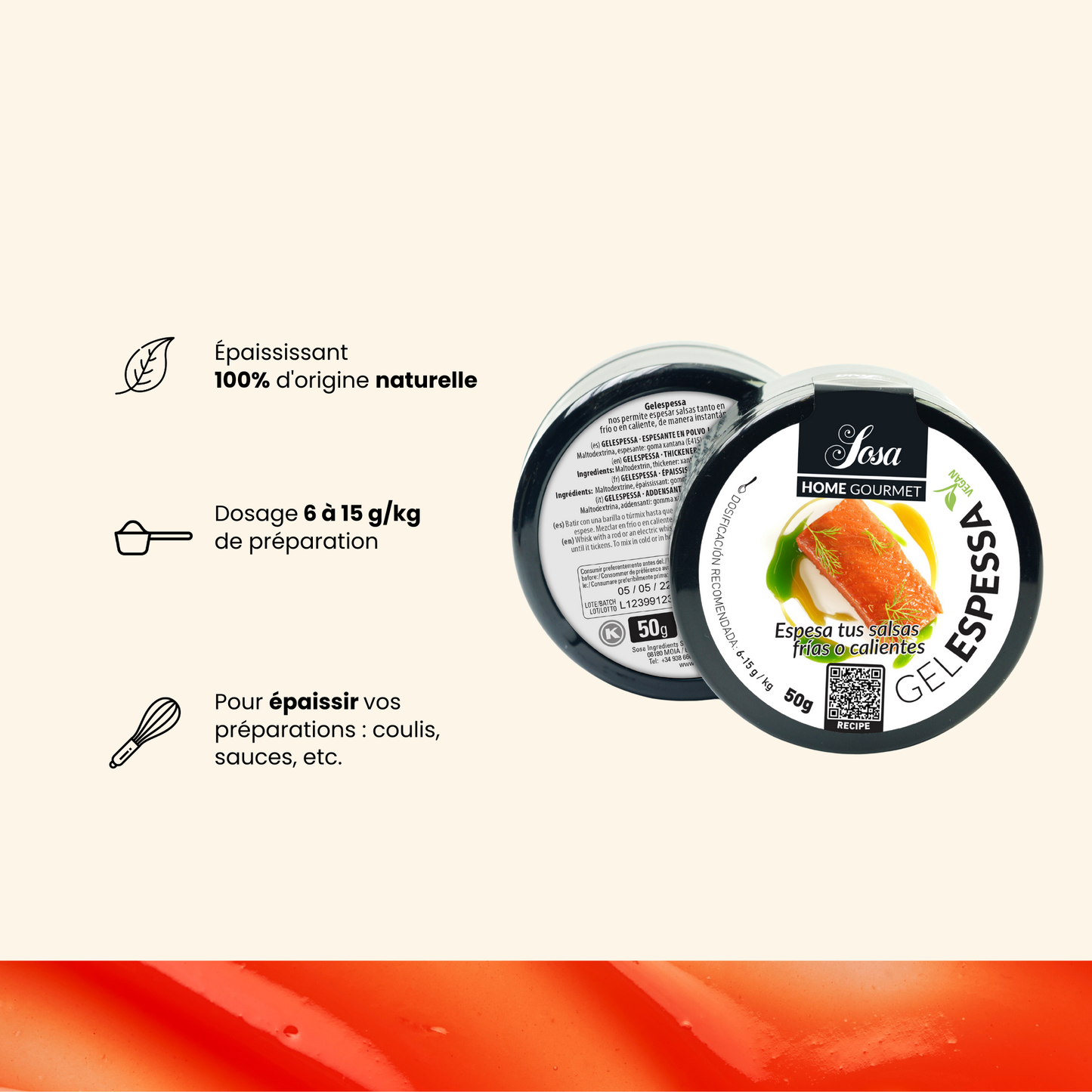 Argumentaire produit épaississant Sosa