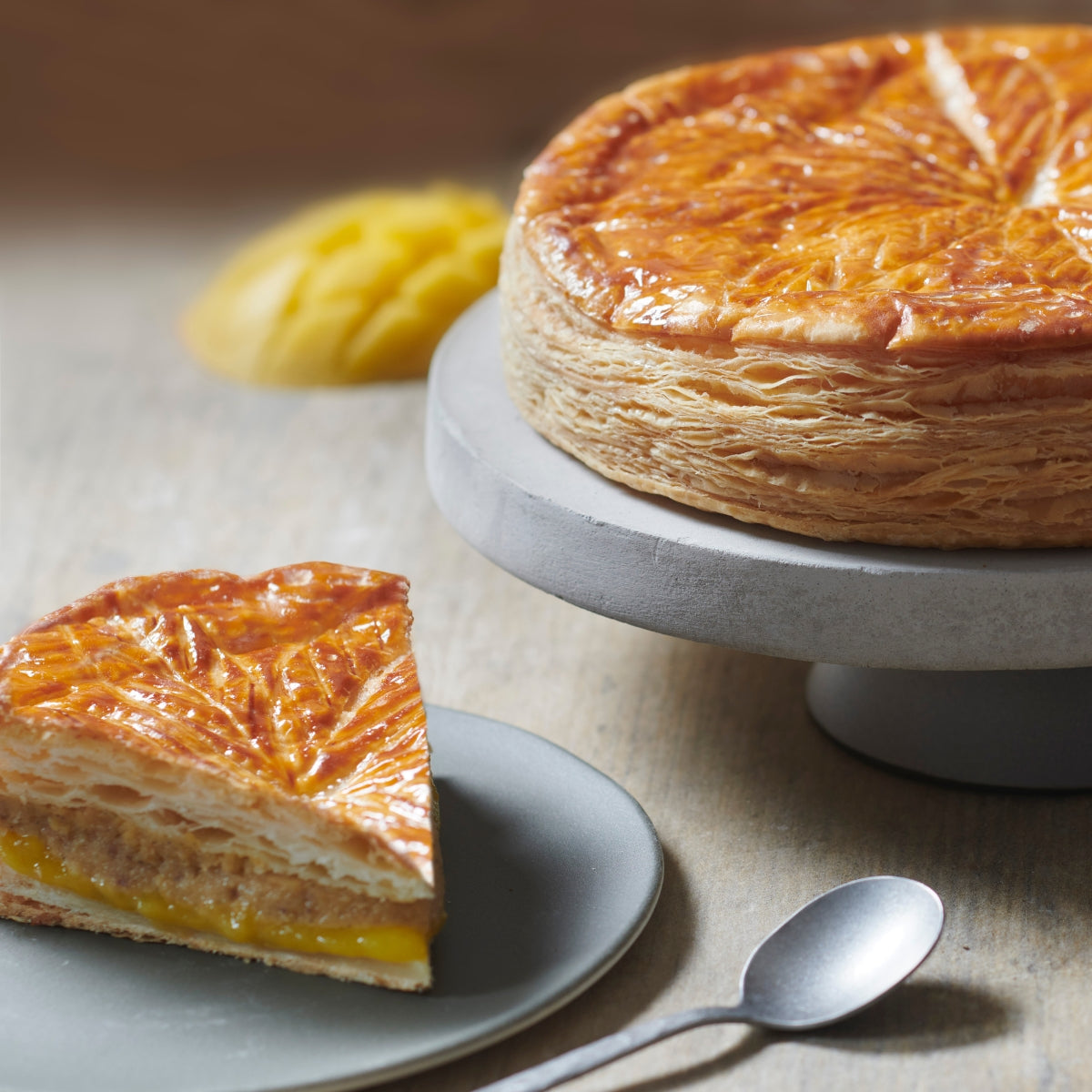 recette de galette des rois à la purée de mangue