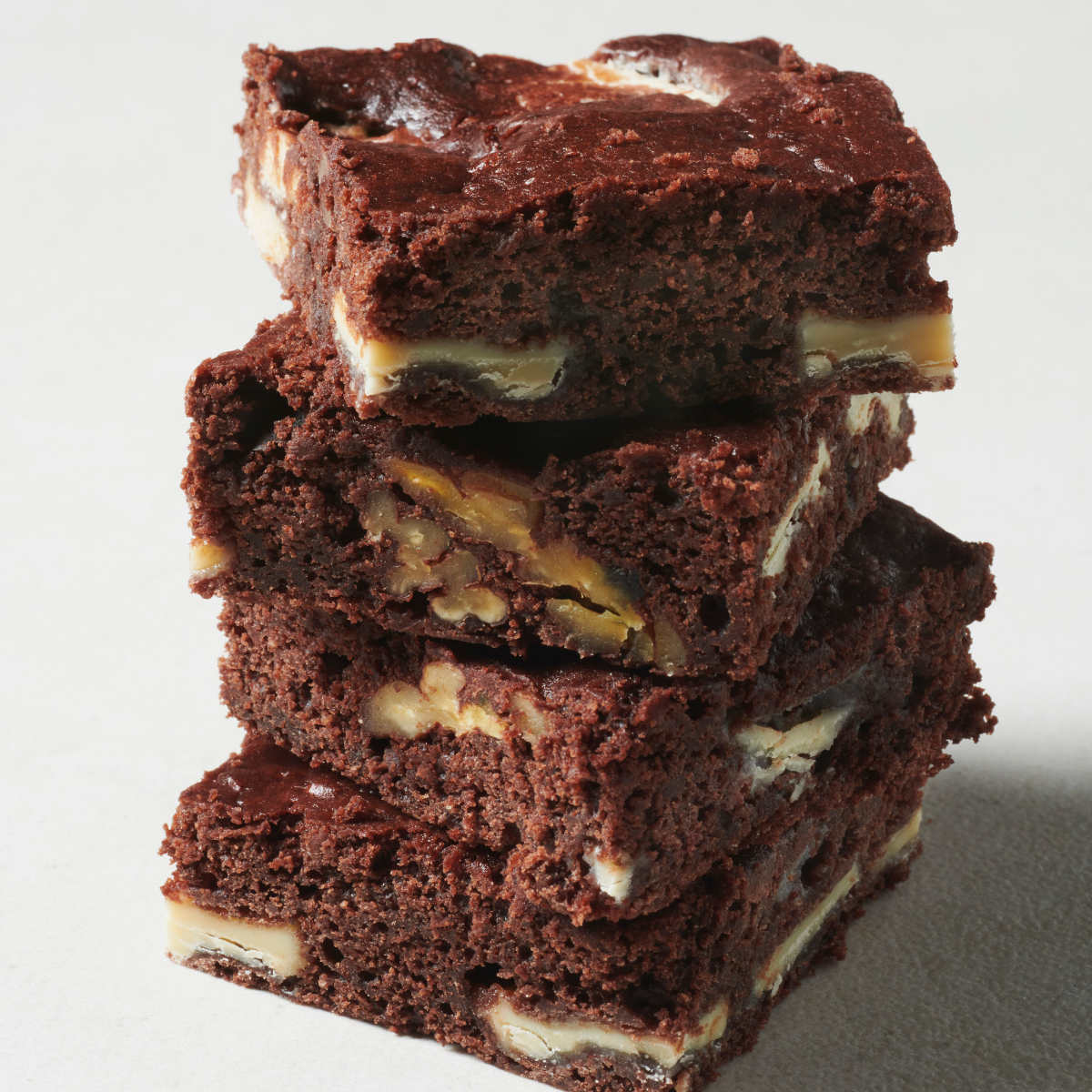 brownie avec inclusions de chocolat blanc