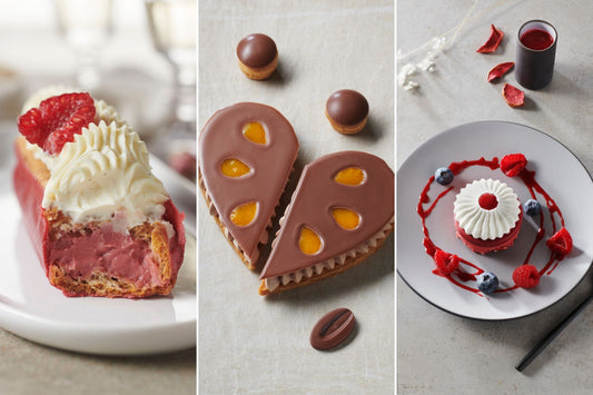 3 Desserts Saint Valentin