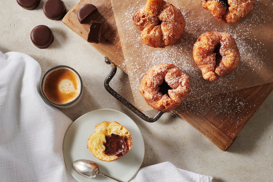 Brioche façon beignet au chocolat