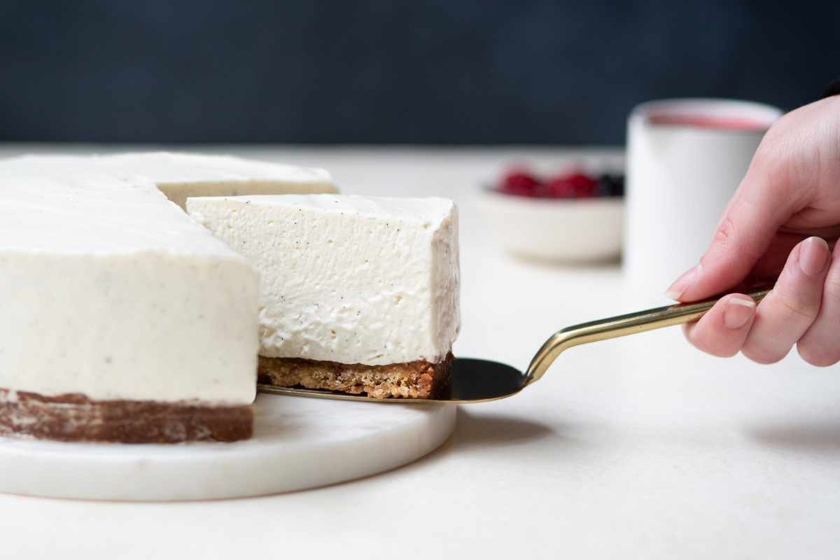 Cheesecake à la vanille sans cuisson