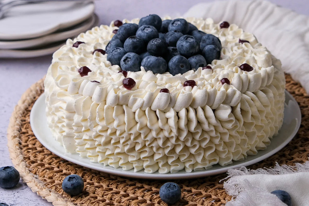 Entremets Glacé Myrtille-Vanille