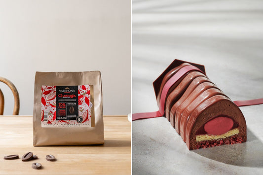 chocolat et bûche