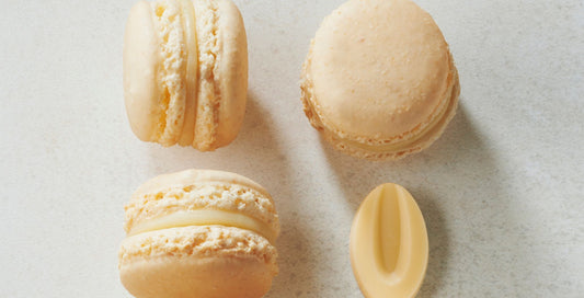 Macaron vegan yuzu