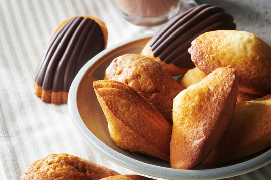 Madeleines citron chocolat