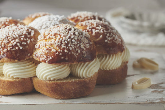 Tarte Tropézienne vanille yuzu