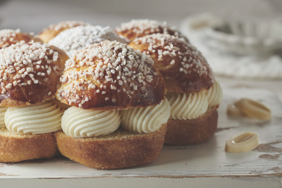 Tarte Tropézienne vanille yuzu