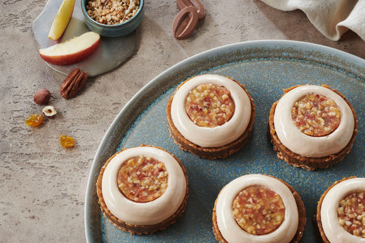 Tartelette à la pomme crue