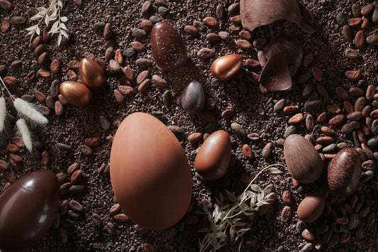 Oeufs de Pâques parsemés