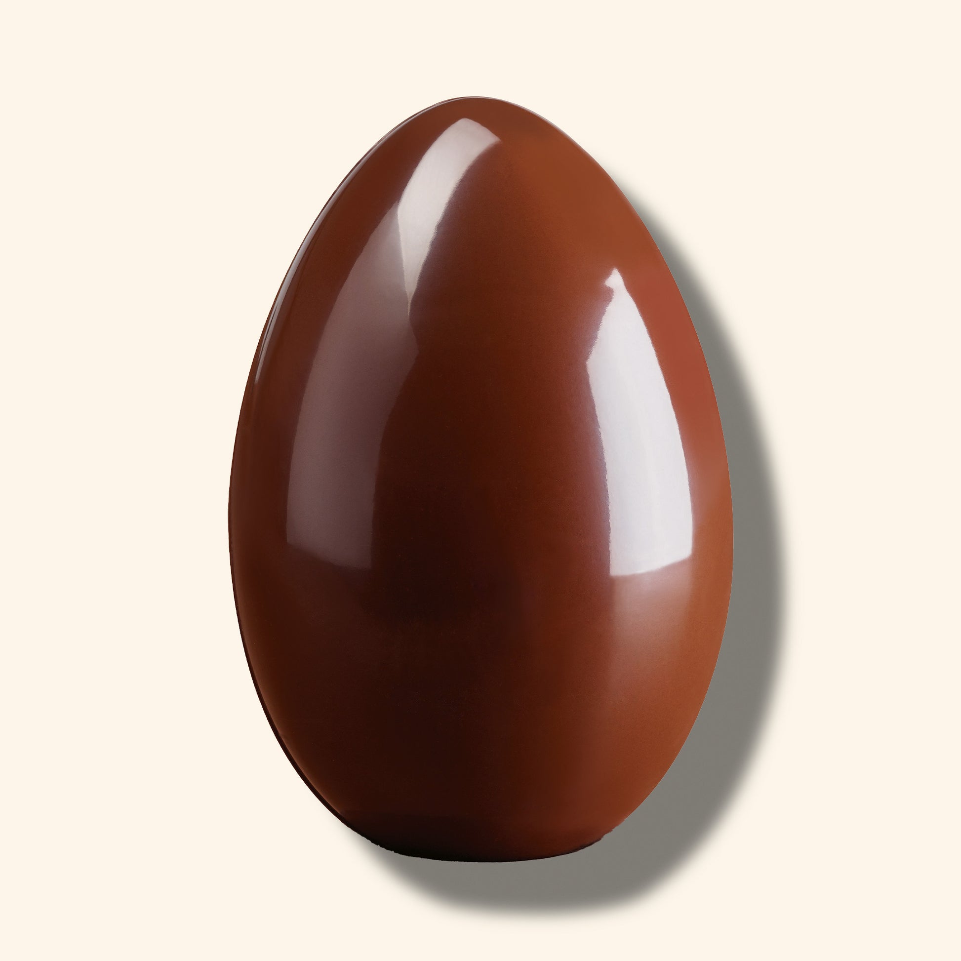 Oeuf en chocolat réalisé avec un moule