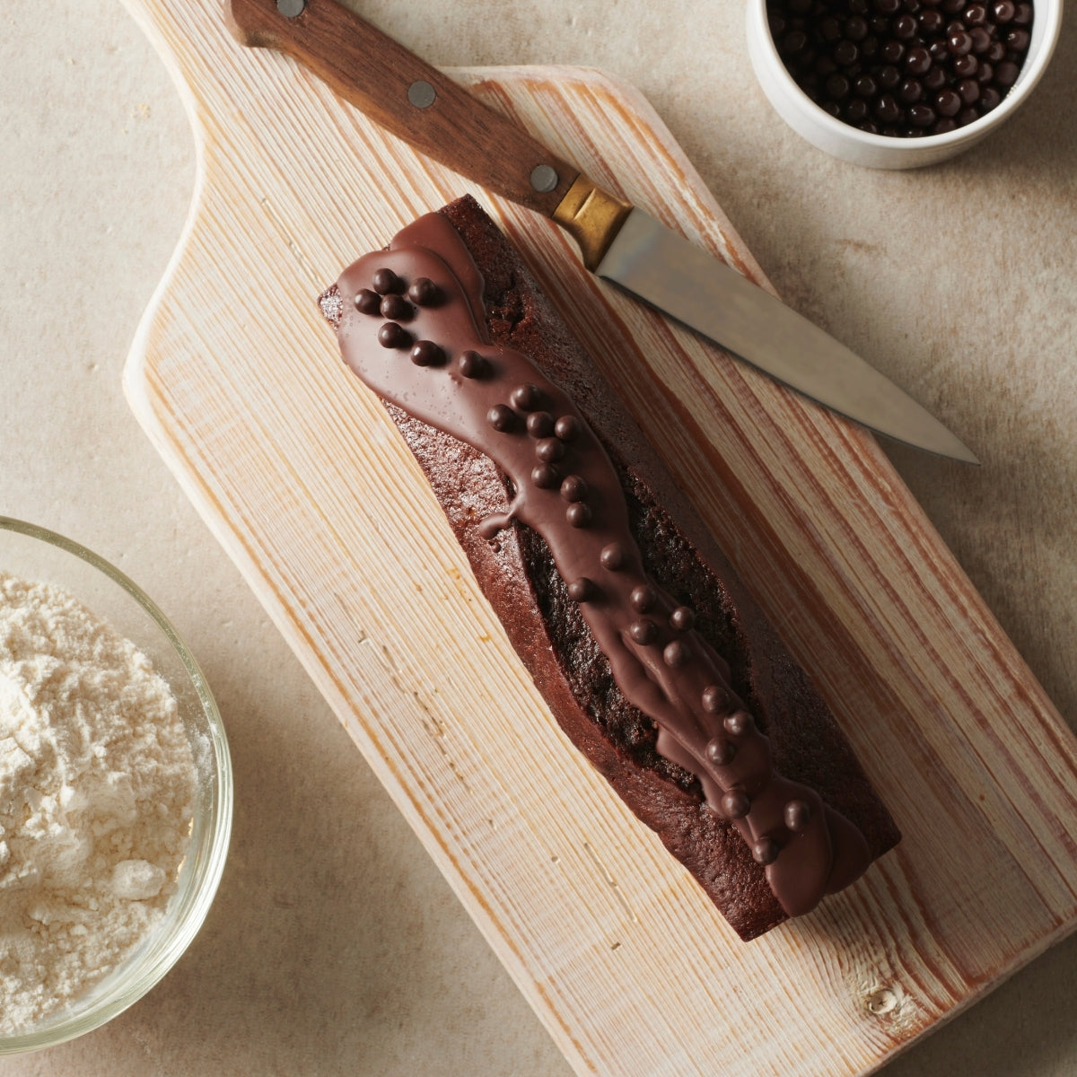 Entremet avec du chocolat noir Equatoriale