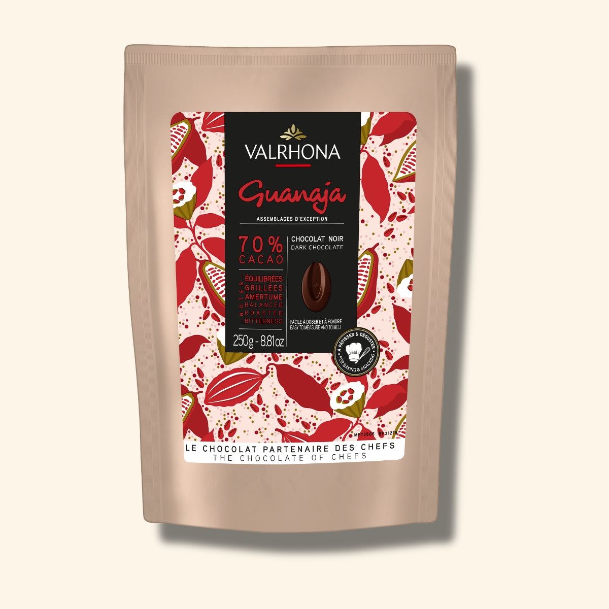 chocolat à pâtisser guanaja valrhona