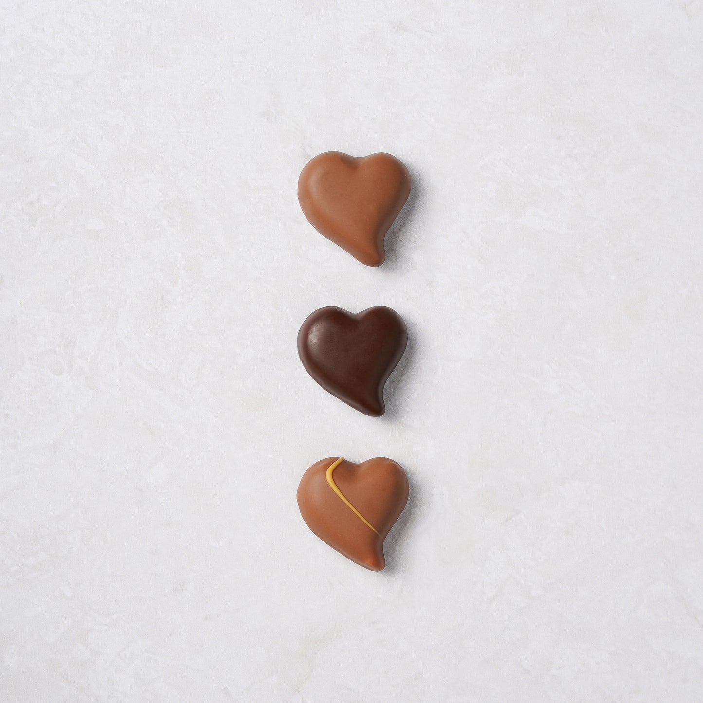 cœurs en chocolat valrhona