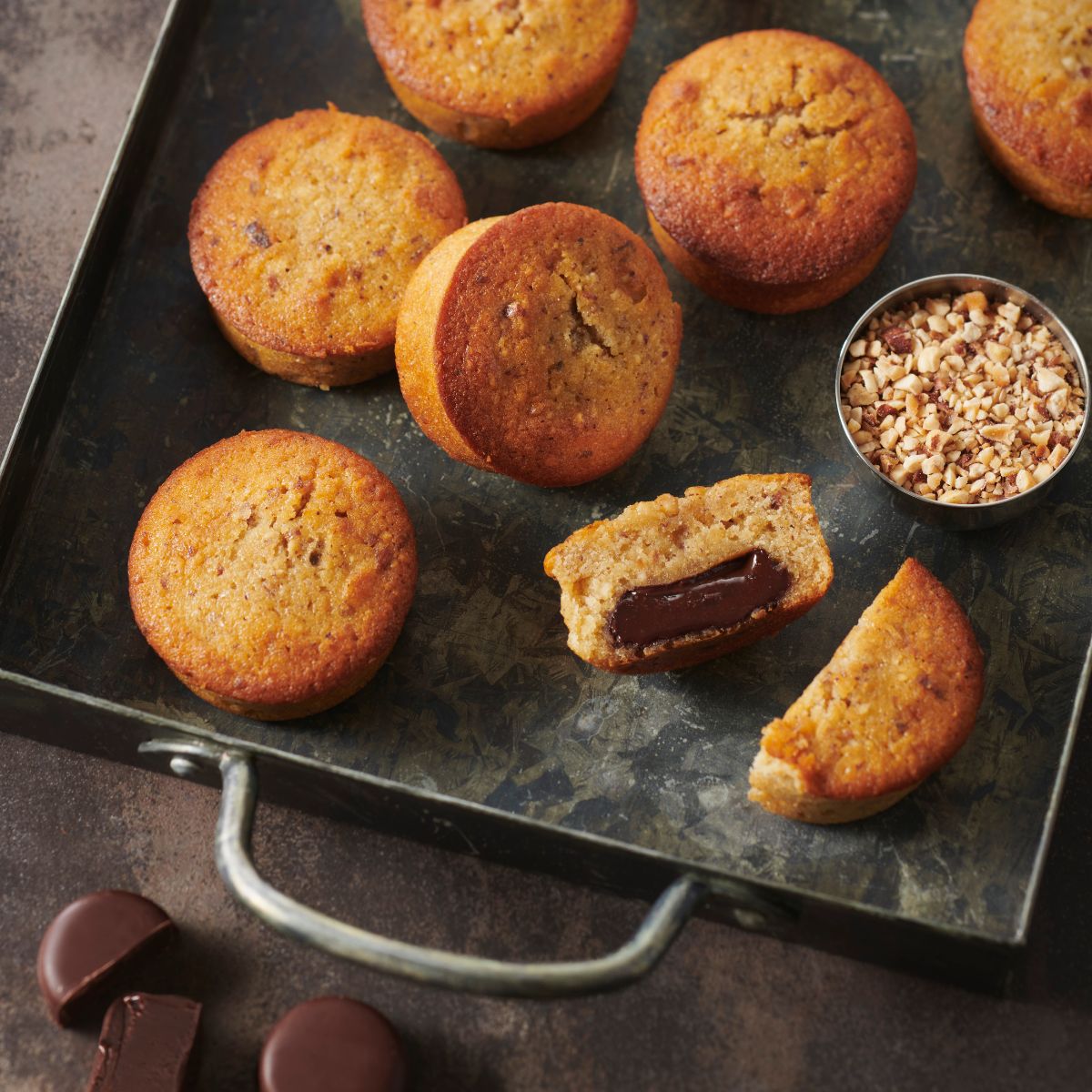 Muffin aux noisettes et amandes