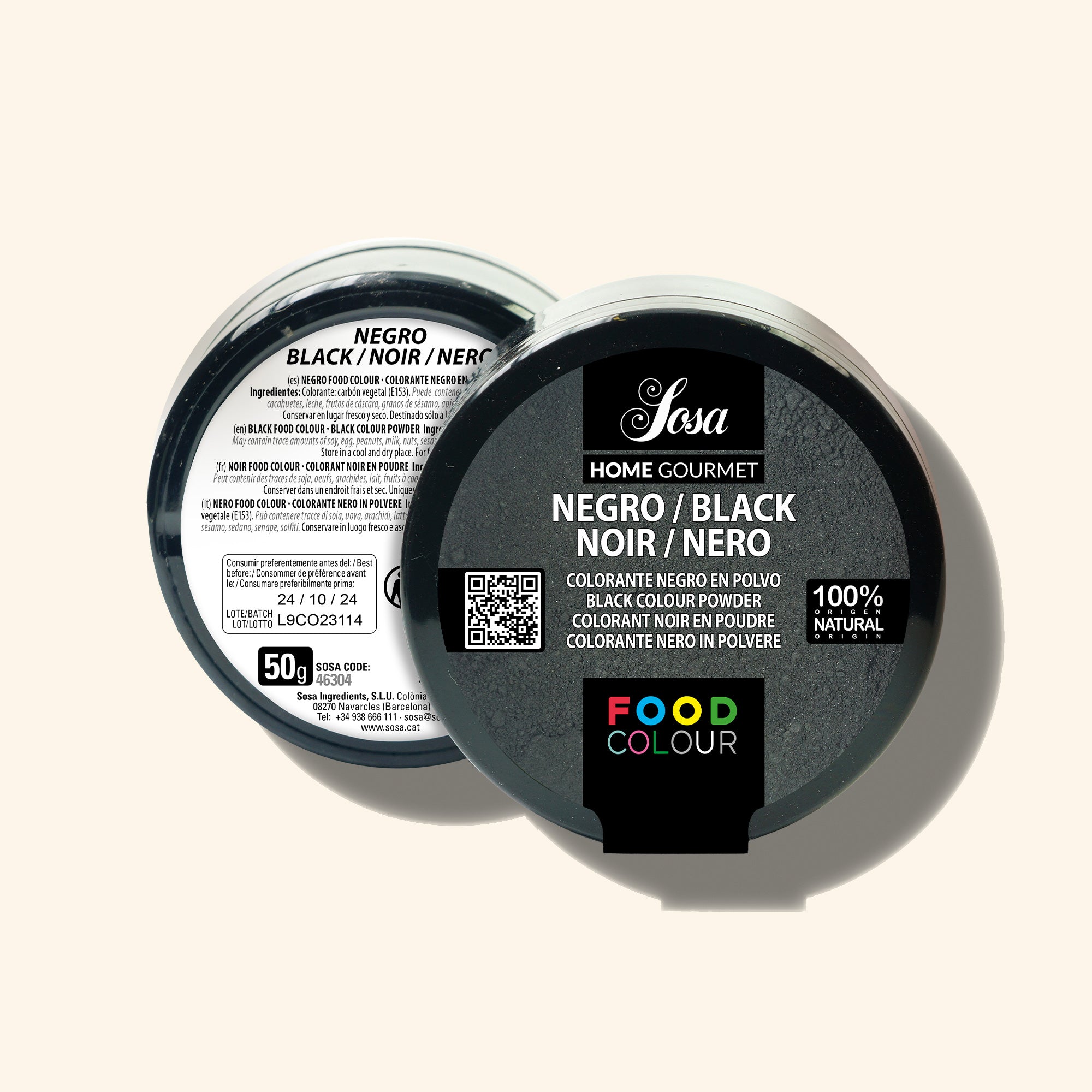 Na True Colorant Colorant naturel noir en poudre Sosa Ingredients – Valrhona Collection