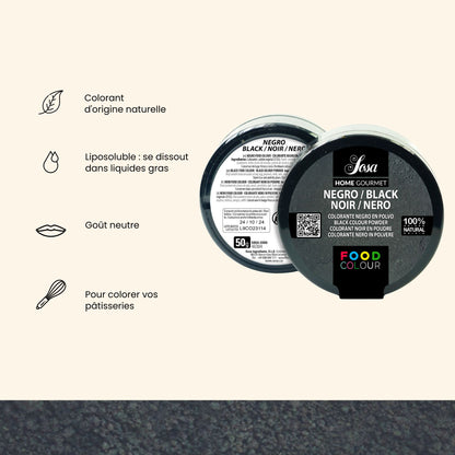 Argumentaire produit - colorant noir en poudre - Sosa 