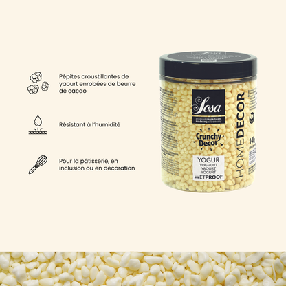 Argumentaire produit crunchy déco au yaourt  - Sosa
