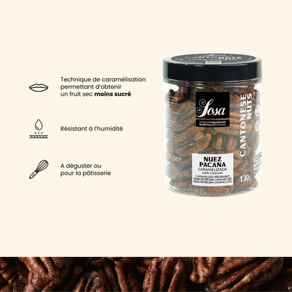 Argumentaire produit noix de pécan caramélisée 
