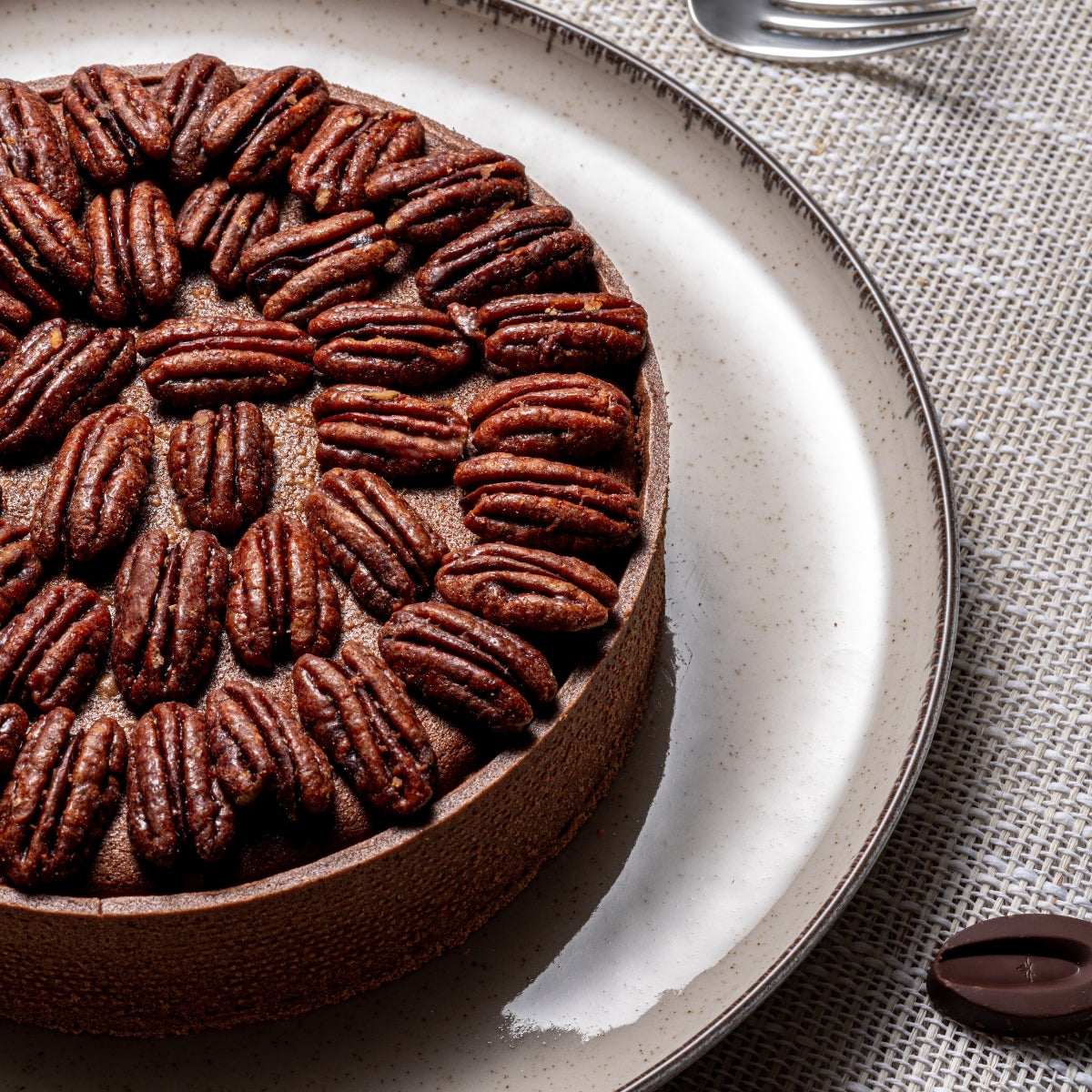 Entremet avec des noix de pécan cantonais