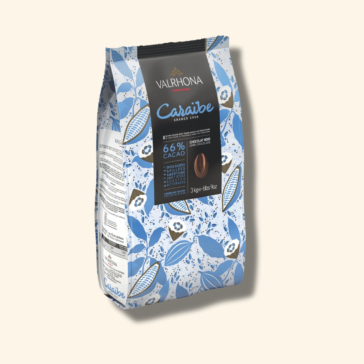 sac de chocolat Valrhona 3 kg Caraibe