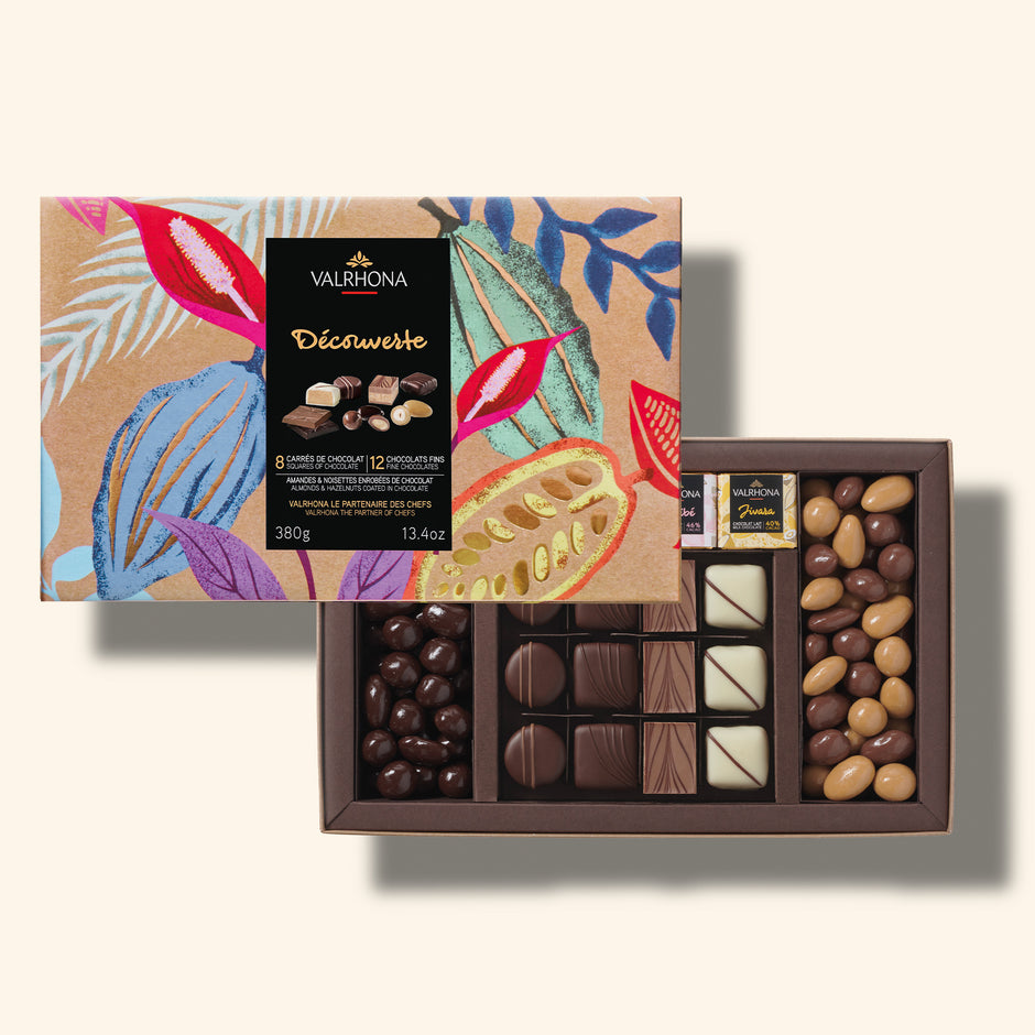 Coffret 50 carrés de chocolat noir - Valrhona – Valrhona Collection