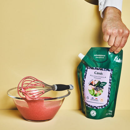 visuel d'ambiance de la purée de fruit au cassis adamance