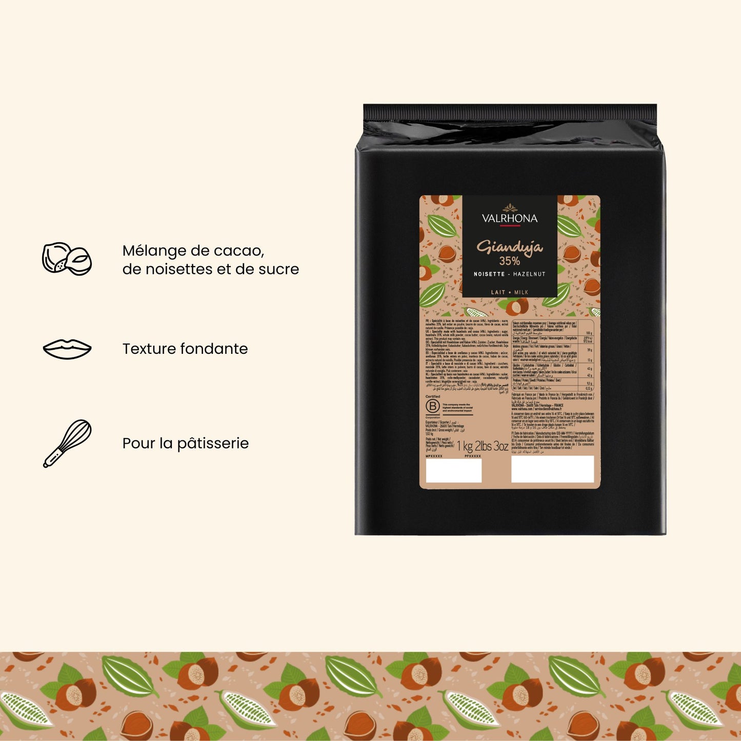 Argumentaire Gianduja Valrhona 