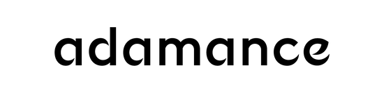 logo de la marque Adamance couleur noire