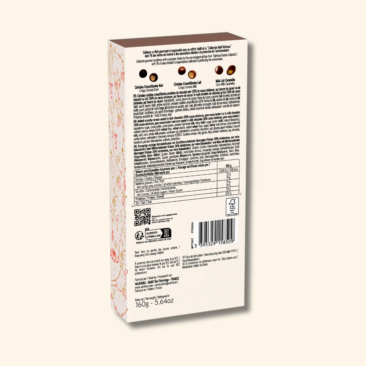 Face arrière coffret moments gourmands