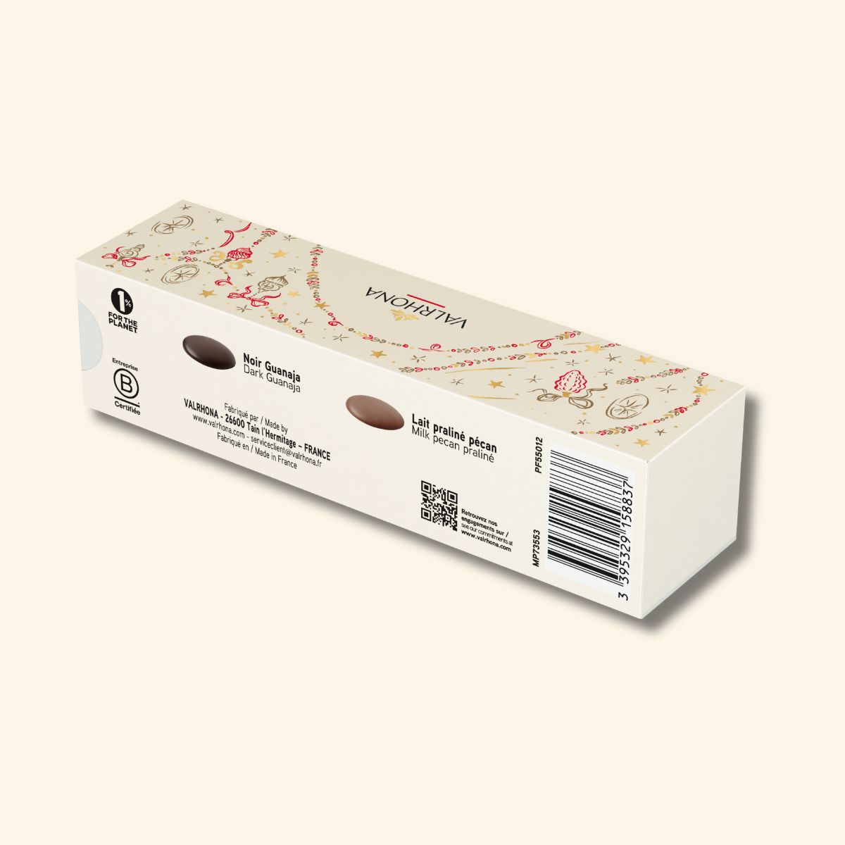 Face arrière coffret palets fins