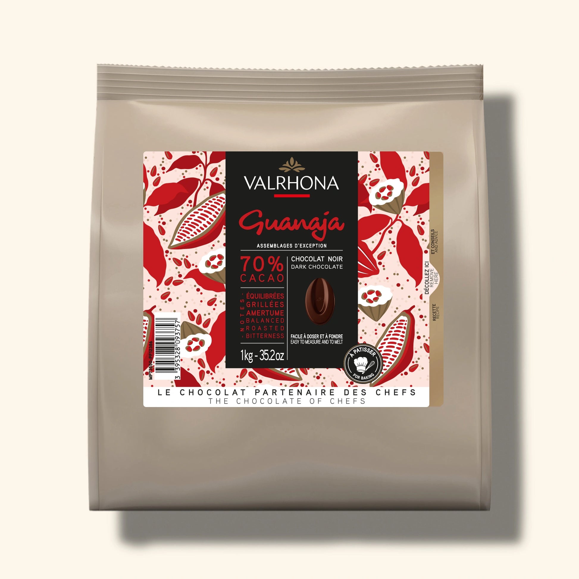 chocolat à pâtisser guanaja valrhona