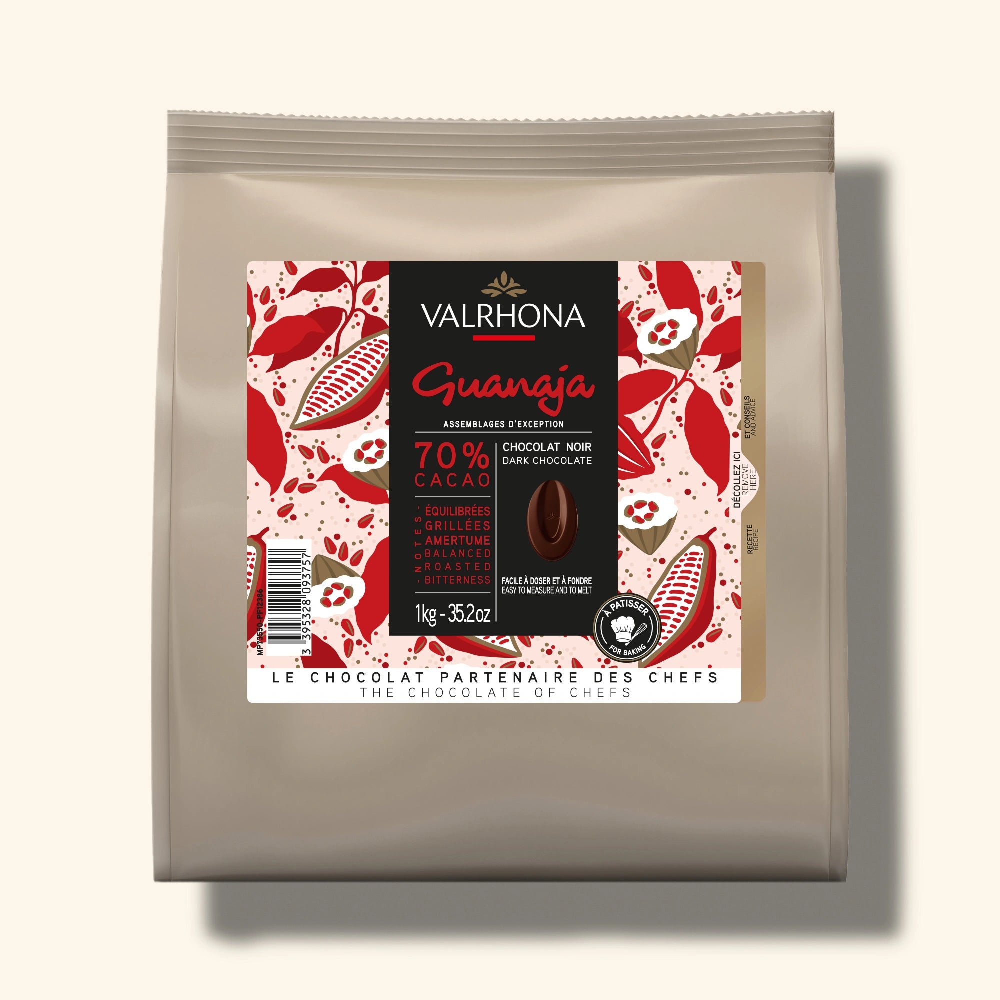 chocolat à pâtisser guanaja valrhona