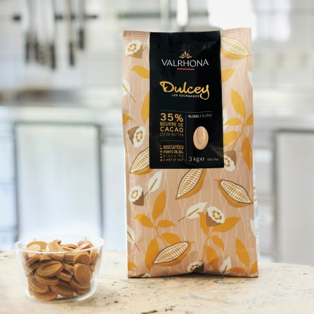 Die Schokoladentafel Dulcey 35 % für Privatpersonen – Valrhona