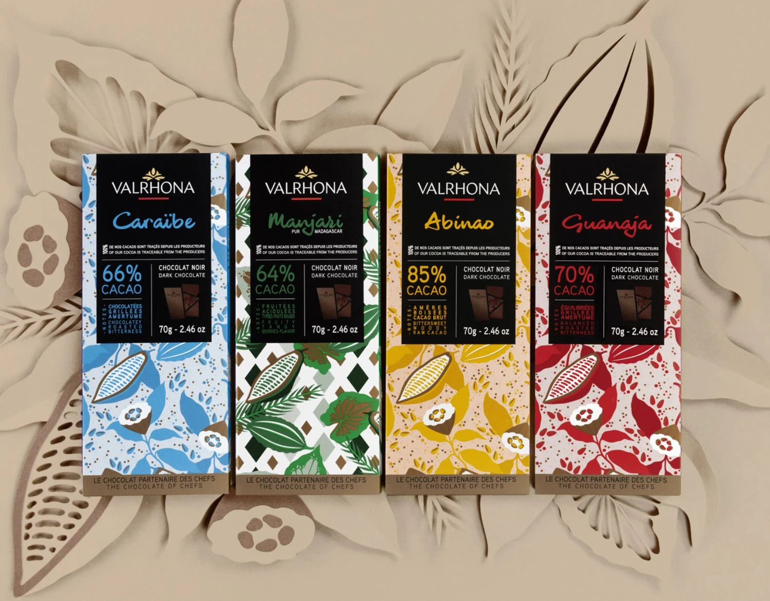 Valrhona Schokoladentafeln