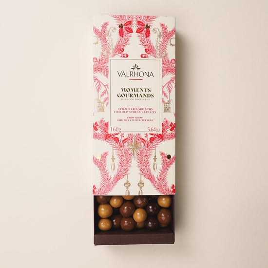 unboxing en vidéo coffret croustibilles valrhona