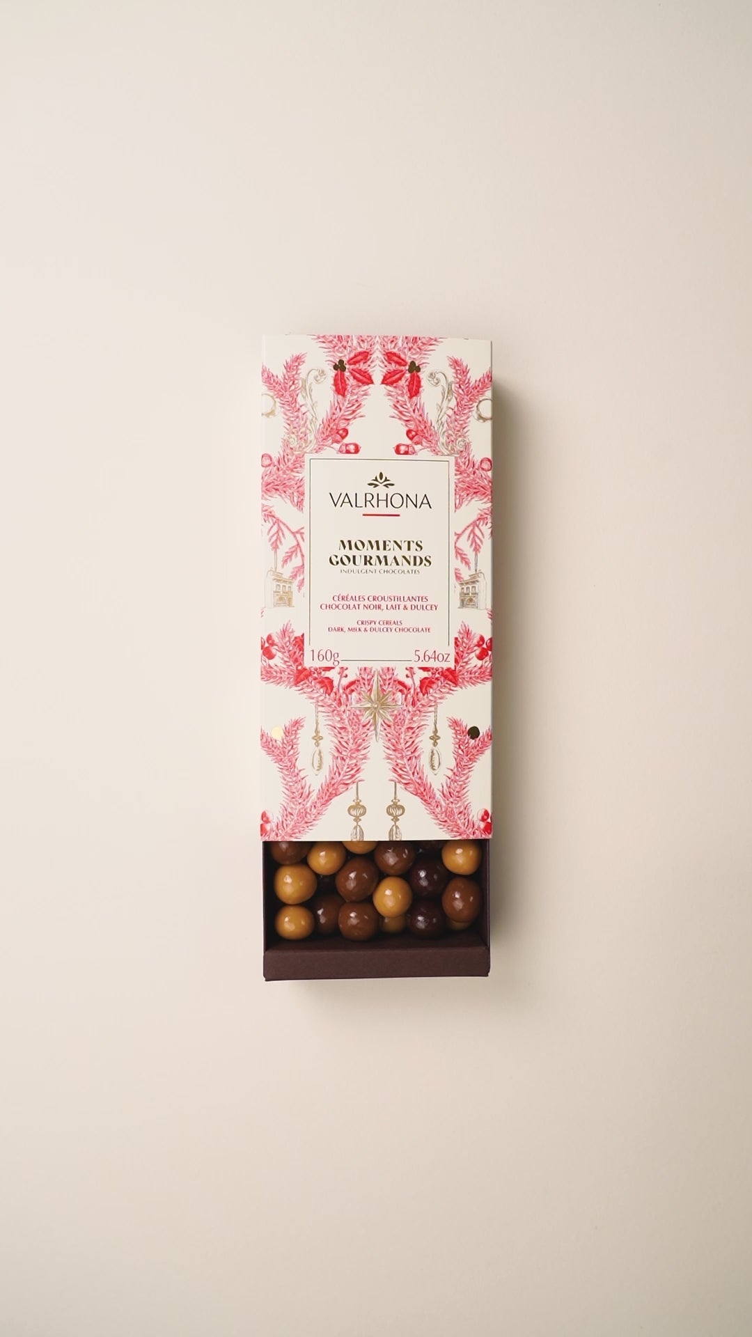 unboxing en vidéo coffret croustibilles valrhona