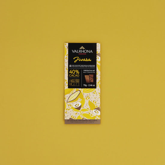 video stop motion tablette de chocolat au lait jivara valrhona