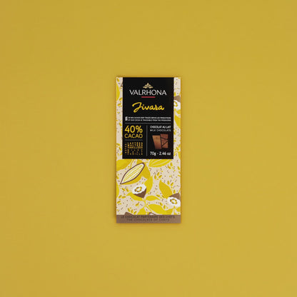 video stop motion tablette de chocolat au lait jivara valrhona